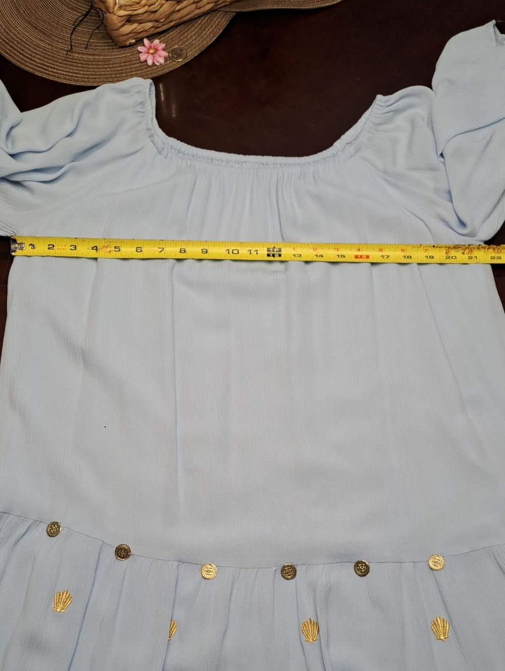 Lilly Pulitzer Delaney Tunic Dress Boho Blue - Picture 13 of 13